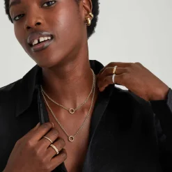 Necklaces<Mejuri Rolo Chain Charm Necklace