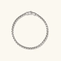 Bracelets<Mejuri Round Box Chain Bracelet