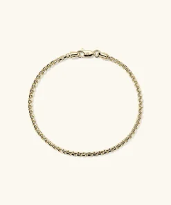 Bracelets<Mejuri Round Box Chain Bracelet