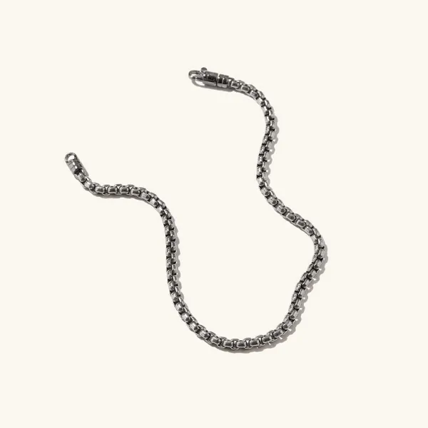 Bracelets<Mejuri Round Box Chain Bracelet