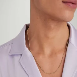 Necklaces<Mejuri Round Box Chain Necklace