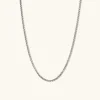 Necklaces<Mejuri Round Box Chain Necklace