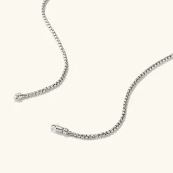 Necklaces<Mejuri Round Box Chain Necklace