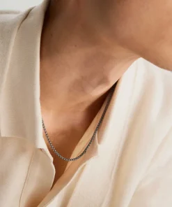 Necklaces<Mejuri Round Box Chain Necklace