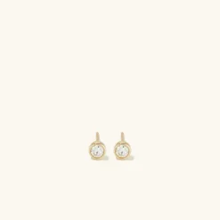 Earrings<Mejuri Round Diamond Studs