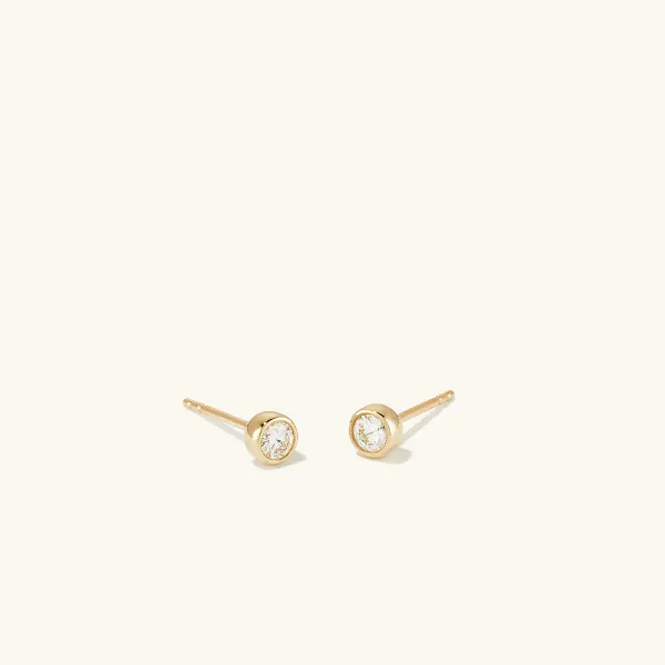 Earrings<Mejuri Round Diamond Studs