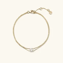 Bracelets<Mejuri Round Topaz Bracelet