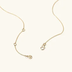 Necklaces<Mejuri Round Topaz Necklace