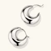 Earrings<Mejuri Sculptural Hoops