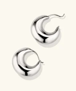 Earrings<Mejuri Sculptural Hoops