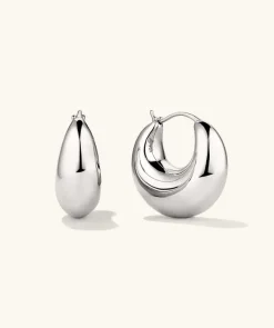 Earrings<Mejuri Sculptural Hoops