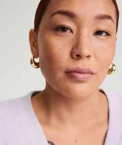 Earrings<Mejuri Sculptural Hoops
