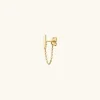 Earrings<Mejuri Single Bar Chain Stud