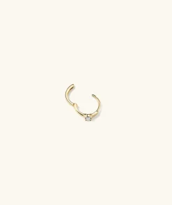 Earrings<Mejuri Single Colored Mini Hoop