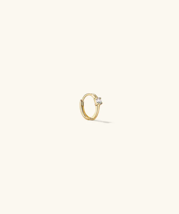 Earrings<Mejuri Single Colored Mini Hoop