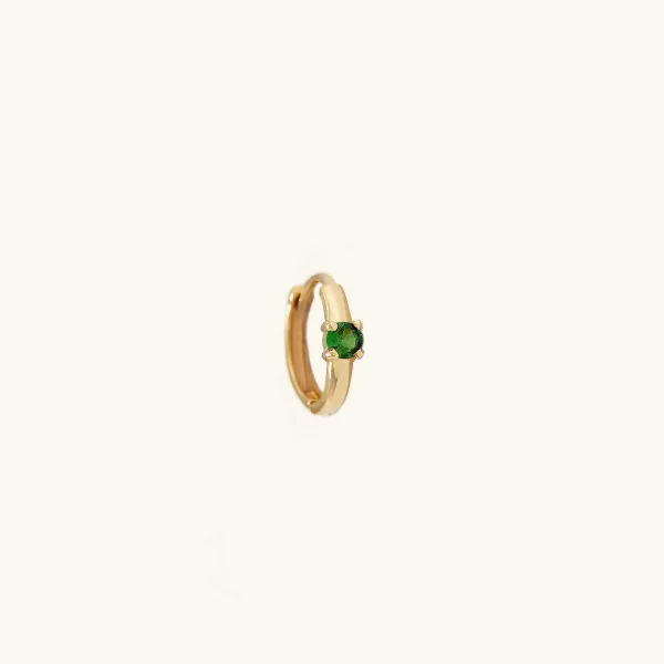 Earrings<Mejuri Single Colored Mini Hoop