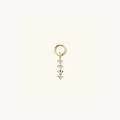 Earrings<Mejuri Single Diamond Icicle Hoop Charm