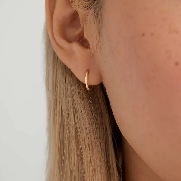 Earrings<Mejuri Single Easy Huggie Hoop