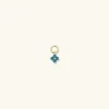 Earrings<Mejuri Single Gemstone Cluster Hoop Charm