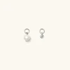 Earrings<Mejuri Single Mini Gemstone Hoop Charm