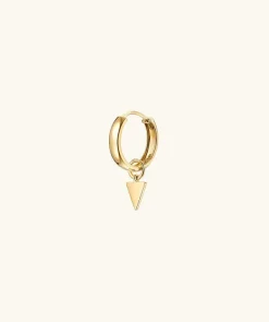 Earrings<Mejuri Single Patra Hoop Charm