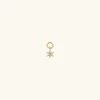 Earrings<Mejuri Single Pav Diamond Star Hoop Charm