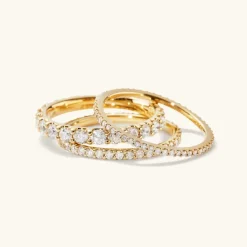 Rings<Mejuri Slim Diamond Eternity Band