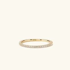 Rings<Mejuri Slim Diamond Eternity Band