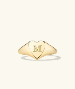 Rings<Mejuri Small Heart Signet