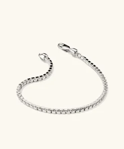 Bracelets<Mejuri Square Box Chain Bracelet