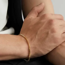 Bracelets<Mejuri Square Box Chain Bracelet