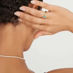 Necklaces<Mejuri Tiny Pearl Necklace