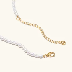 Necklaces<Mejuri Tiny Pearl Necklace