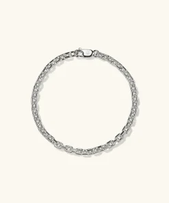Bracelets<Mejuri Trace Rectangle Chain Bracelet