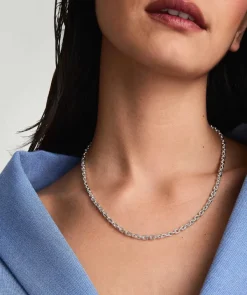 Necklaces<Mejuri Trace Rectangle Chain Necklace