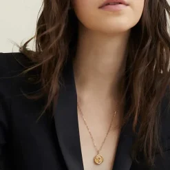 Necklaces<Mejuri Transformation: Serpent Coin Charm Pendant