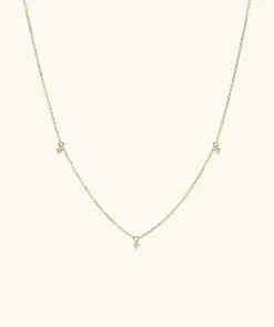 Necklaces<Mejuri Trio Diamond Necklace