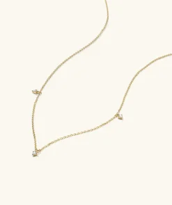 Necklaces<Mejuri Trio Diamond Necklace