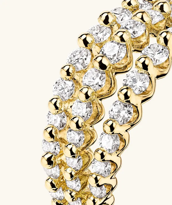 Rings<Mejuri Triple Lace Diamond Ring