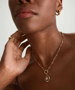 Necklaces<Mejuri Triple Link Paperclip Chain Charm Necklace