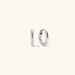 Earrings<Mejuri Tube Huggie Hoops