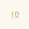 Earrings<Mejuri Tube Huggie Hoops