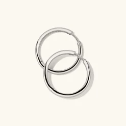 Earrings<Mejuri Tube Large Hoops