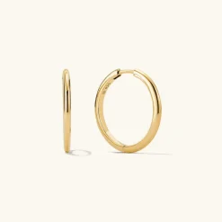 Earrings<Mejuri Tube Large Hoops