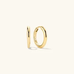 Earrings<Mejuri Tube Medium Hoops