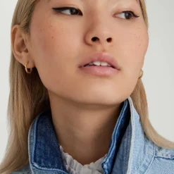 Earrings<Mejuri Tube Medium Hoops