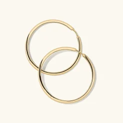 Earrings<Mejuri Tube Oversized Hoops