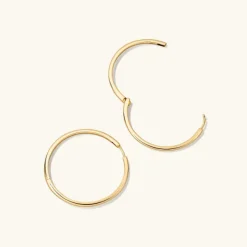 Earrings<Mejuri Tube Oversized Hoops