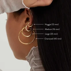 Earrings<Mejuri Tube Oversized Hoops