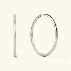 Earrings<Mejuri Tube Oversized Hoops